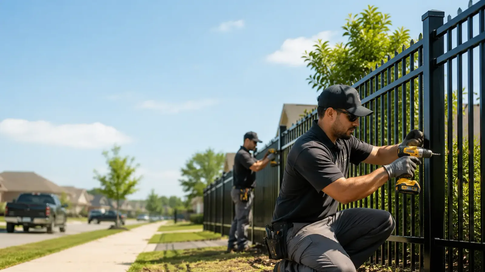 Metal Fence Installation in Floris, IA